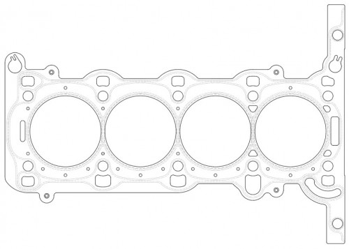 Прокладка ГБЦ для а/м Opel Astra J (09-)/Corsa D (06-) 1.4T [A14NET, B14NET]