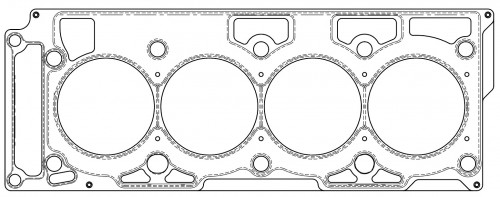 Прокладка ГБЦ для а/м Ford Focus I (98-) 1.6i (Zetec Rocam)