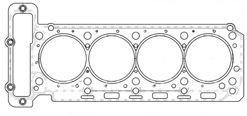 Прокладка ГБЦ для а/м SsangYong Kyron (05-)/Mercedes-Benz E (W210) (95-) 2.3i