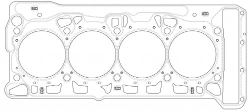 Прокладка ГБЦ для а/м VW Tiguan (16-)/Skoda Octavia (13-)/Kodiaq (16-) 1.8i/2.0i [CZPA; ...]