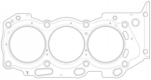 Прокладка ГБЦ для а/м Toyota Land Cruiser Prado (02-)/4Runner (02-) 4.0i (левая) [1GR]