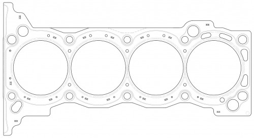Прокладка ГБЦ для а/м Toyota Land Cruiser Prado (02-)/Hiace V (05-) 2.7i [2TR-FE]