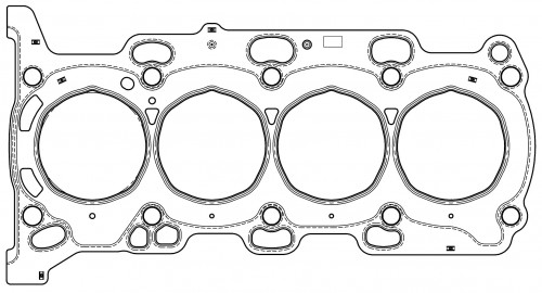 Прокладка ГБЦ для а/м Lexus RX (15-)/NX (14-) 2.0T [8AR-FTS]