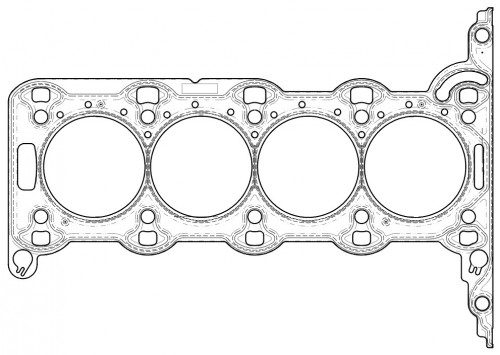 Прокладка ГБЦ для а/м Opel Corsa D (06-)/Astra H (04-)/Meriva A (03-) 1.2i/1.4i [Z12X; Z14X]