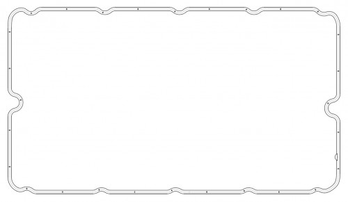 Прокладка клапанной крышки для а/м Ford Transit (06-)/Peugeot Boxer (06-) 2.2d/2.4d