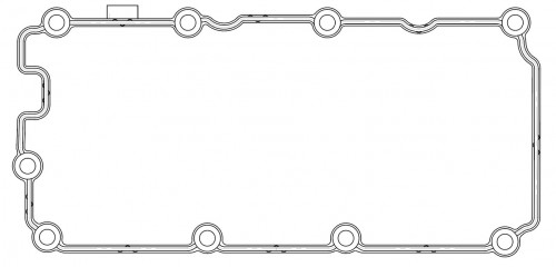 Прокладка клапанной крышки для а/м VW Touareg (02-)/Audi Q7 (06-) 3.0D (лев.)