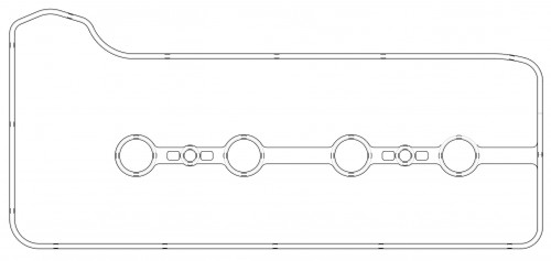 Прокладка клапанной крышки для а/м Toyota Camry (01-)/RAV4 (00-) 2.0i/2.4i