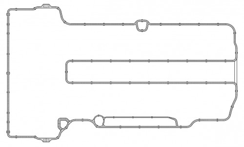 Прокладка клапанной крышки для а/м Opel Astra J (09-)/Corsa D (06-) 1.4i/1.4T (тонкая)
