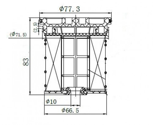 Фильтр топливный для а/м Chevrolet Captiva (11-)/Jeep Grand Cherokee (10-) 2.2D/3.0D