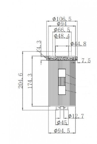 Фильтр для а/м КамАЗ 5490/Mercedes Axor (01-)/Actros (03-) 11.97D [OM457/541] (тонк.очист.) (топл.диз.) (LFF 07301D)