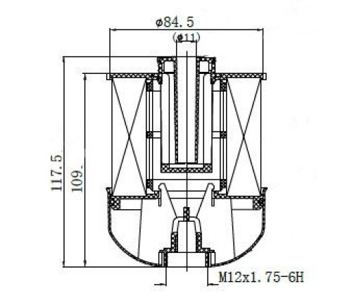 Фильтр топливный для а/м Renault Duster (10-)/Laguna III (07-) (для произв. Mahle)