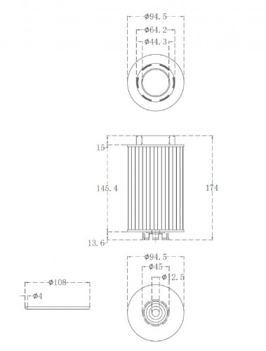 Фильтр топливный для а/м MAN TGA (02-)/TGL (05-)/TGM (05-)/TGS (07-)/TGX (07-)