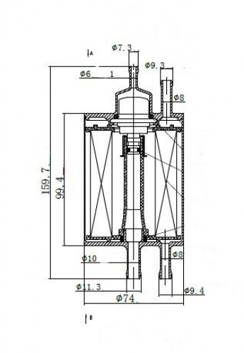 Фильтр для а/м Mercedes C W203 (00-)/E W210 (96-)/S W220 (98-)/G W463 (97-) G (топл.) (LFF 15309)