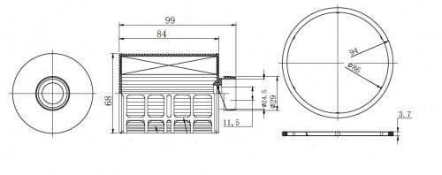 Фильтр топливный для а/м Fiat Ducato (06-)/PSA Boxer (06-)/Jumper (06-) 2.0D/2.2D/2.8D/3.0D
