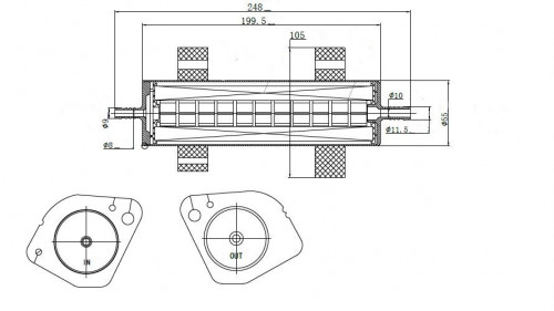 Фильтр для а/м VAG Q7 (07-)/A6 (11-)/A7 (10-)/Q5 (08-)/A5 (16-) 2.0D/3.0D (топл.диз.) (LFF 18321D)