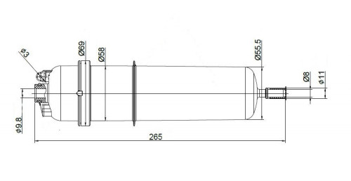 Фильтр для а/м BMW X5 G05 (18-)/5 G30 (16-)/X3 G01 (17-) 2.0d/3.0d (топл.диз.) (LFF 26302D)