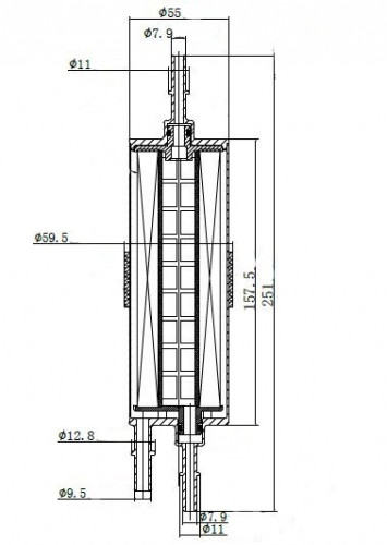Фильтр для а/м BMW 5 F10 (09-)/X3 F25 (11-)/X1 E84 (10-) 2.0i (топл.) (LFF 26311)