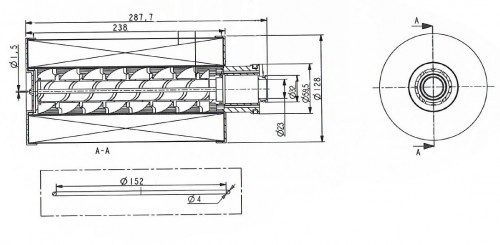 Фильтр топливный для а/м Dongfeng GX Евро 5, Евро 6 (топл.диз.сеп.)