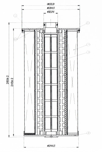 Фильтр топливный для а/м FAW J6/J7 [дв. CA6DL2] Eвро 4/5 (диз.)