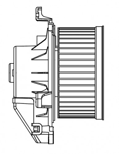 Электровентилятор отопителя для автомобилей Ford Transit VIII (13-)