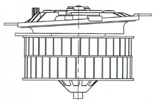 Электровентилятор отопителя для автомобилей Mercedes-Benz E (W210) (95-) A/C+