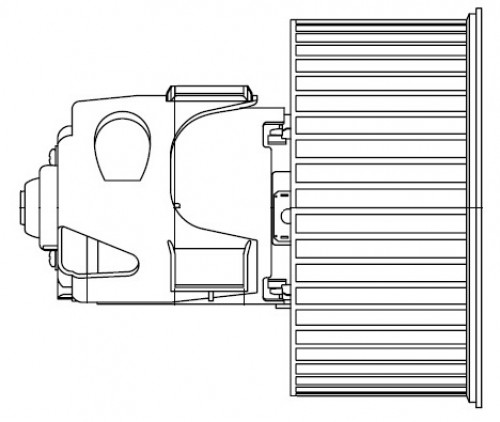Электровентилятор отопителя для автомобилей BMW 5 (F10) (10-)/7 (F01/F02) (08-)