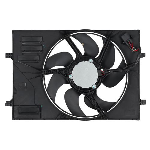 Электровентилятор охлаждения для автомобилей Jetta VS5 (19-)/VS7 (20-) 1.4T (с кожухом)