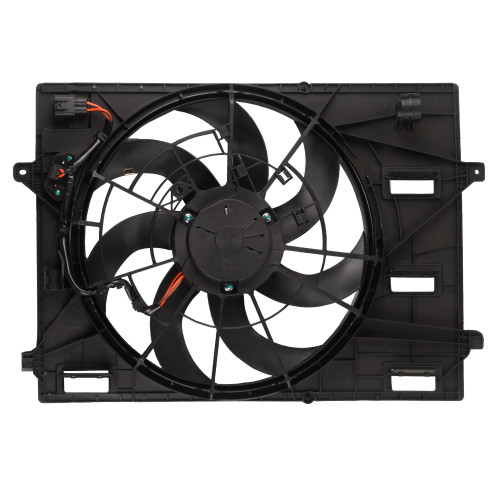 Электровентилятор охлаждения для автомобилей Geely Coolray (18-)/Emgrand (SS11) (21-) 1.5i/1.5T (с кожухом)