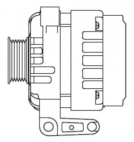 Генератор для автомобилей Chevrolet Captiva C140 (10-)/Opel Antara (10-) 3.0i 150A