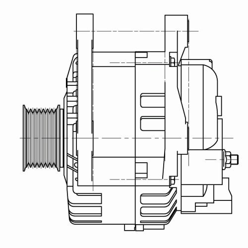 Генератор для автомобилей Renault Duster (10-) 1.5 dCi 4х4 120A