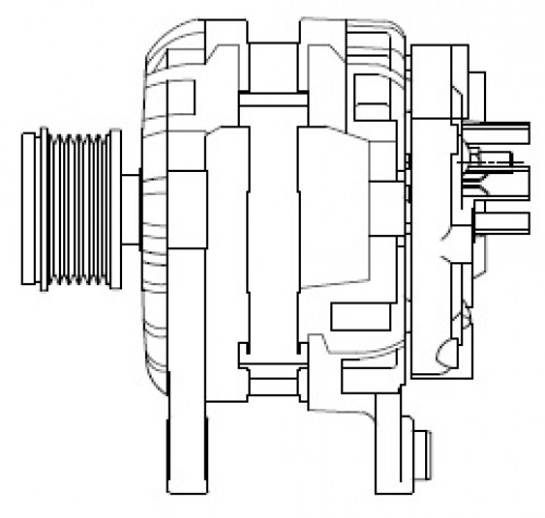 Генератор для автомобилей Лада Largus (20-)/XRay (20-) 1.6i 125A