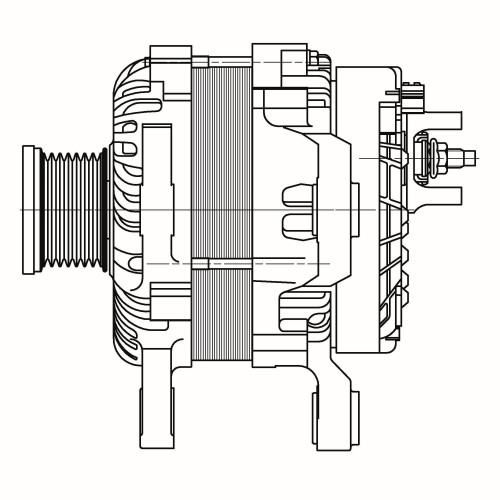 Генератор для автомобилей Renault Arkana (19-)/Duster II (21-) 1.6i 150A