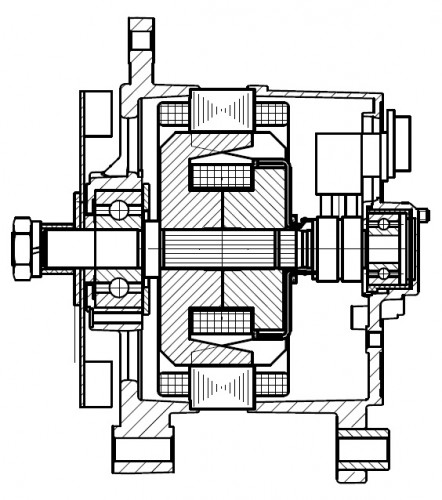 Генератор для автомобилей Renault Trucks Premium (96-) с дв. MIDR/Magnum (96-) с дв. MACK 80A