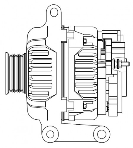 Генератор для автомобилей Ford Transit (00-) 2.0TDCI 105A