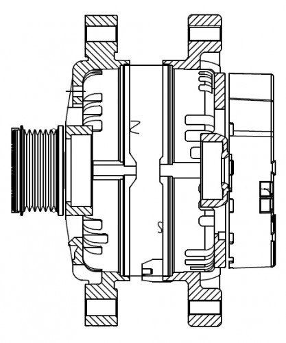 Генератор для автомобилей Ford Galaxy II (06-)/S-Max (06-) 2.0TDCi 150A