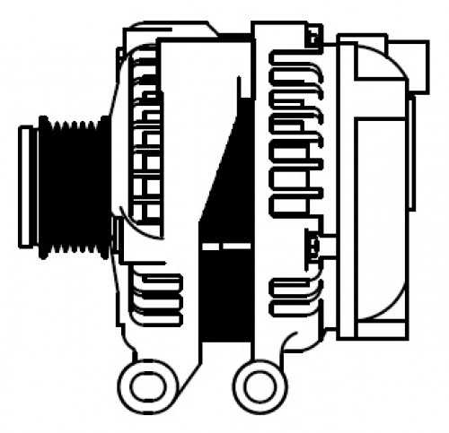 Генератор для автомобилей Land Rover Discovery IV (09-)/Range Rover Sport (09-) 3.0TD 150A