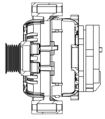 Генератор для автомобилей Mercedes-Benz M W163 (98-) 3.2i/E W210 (97-) 2.4i 120A