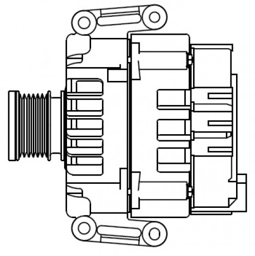 Генератор для автомобилей Mercedes-Benz M W166 (11-) 3.5i/Sprinter W906 (06-) 2.1CDI 180A