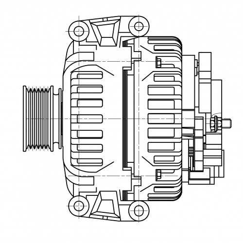 Генератор для автомобилей VAG A4 B6 (00-) 1.8T/2.0i 150A
