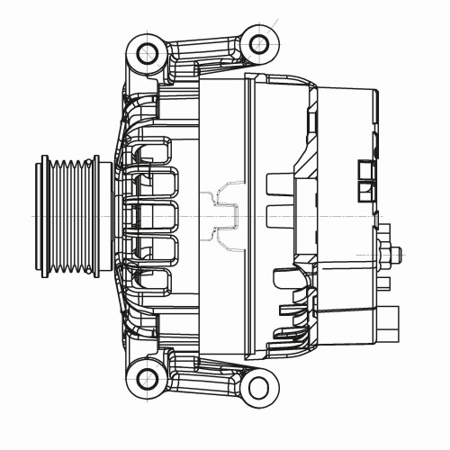 Генератор для автомобилей VAG Tiguan II (16-) 2.0TSI/Kodiaq (16-) 1.4TSI/Octavia A7 (12-) 1.8TSI 140A