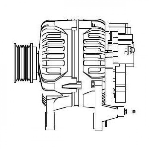 Генератор для автомобилей VAG Octavia I (00-) 1.6i/1.8T/Golf IV (00-) 1.4i/1.6i 70A