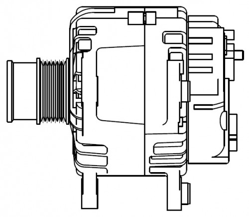 Генератор для автомобилей VAG Tiguan II (16-)/Kodiaq (16-)/Octavia A8 (14-) 1.4TSI 140A