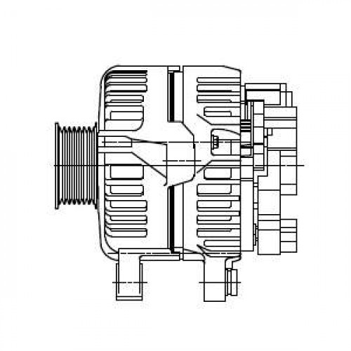 Генератор для автомобилей Toyota Camry V30 (01-) 2.4i/Avensis T250 (03-) 2.0i/2.4i 100A