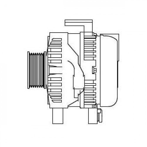 Генератор для автомобилей Toyota RAV4 (06-)/RAV4 (00-) 2.0i AT 100A