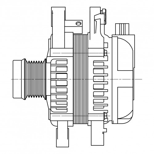 Генератор для автомобилей Lexus IS (05-) 2.5i/GS (05-) 3.0i 150A