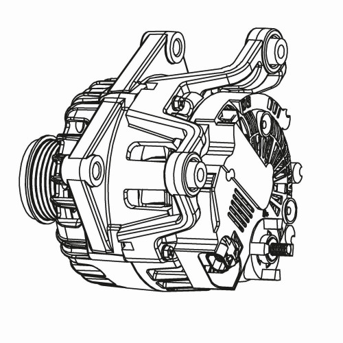 Генератор для автомобилей Opel Astra J (09-) 1.6i/1.6T/Mokka (13-) 1.8i 140A