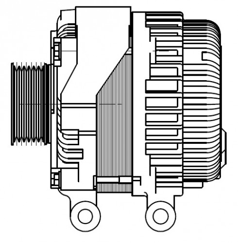 Генератор для автомобилей Subaru Forester SJ (13-) 2.0T/XV GP (12-) 1.6i/2.0T 150A