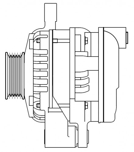 Генератор для автомобилей Suzuki Vitara (15-)/SX4 (13-) 1.6i 100A