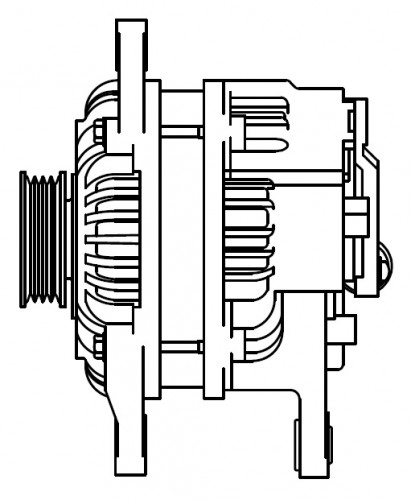 Генератор для автомобилей Mazda 323 (01-)/626 (97-) 1.6i/2.0i 85A