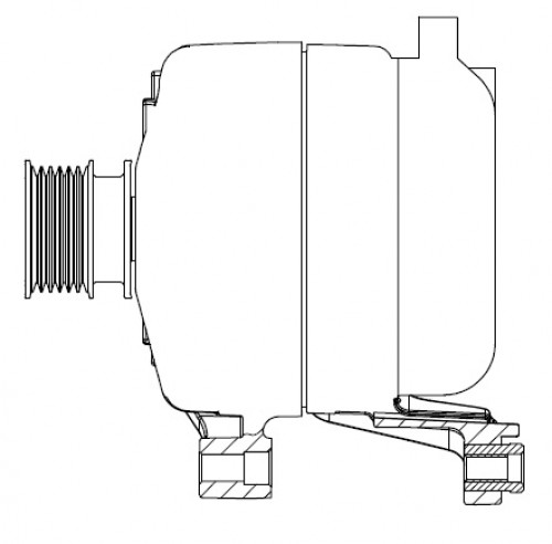 Генератор для автомобилей BMW 3 F30 (15-)/1 F20 (15-) 1.5T/2.0T 180A
